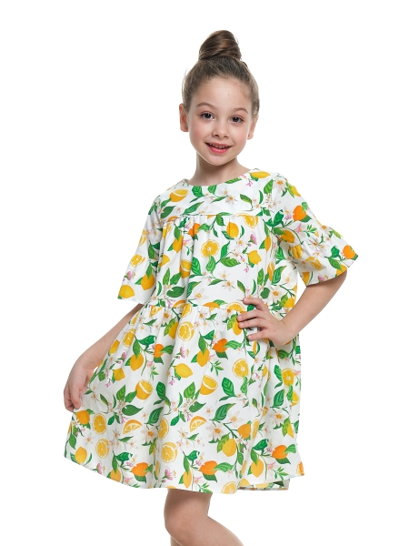 Платье для девочек Mini Maxi, модель 7667, цвет мультиколор - Платья для девочек с коротким рукавом