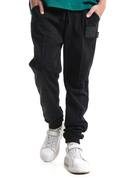 Брюки для мальчиков Mini Maxi, модель 7214, цвет черный - Брюки спортивные (джогеры)