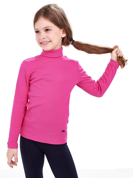 Водолазка для девочек Fifteen, модель 2187, цвет малиновый - Водолазки для девочек