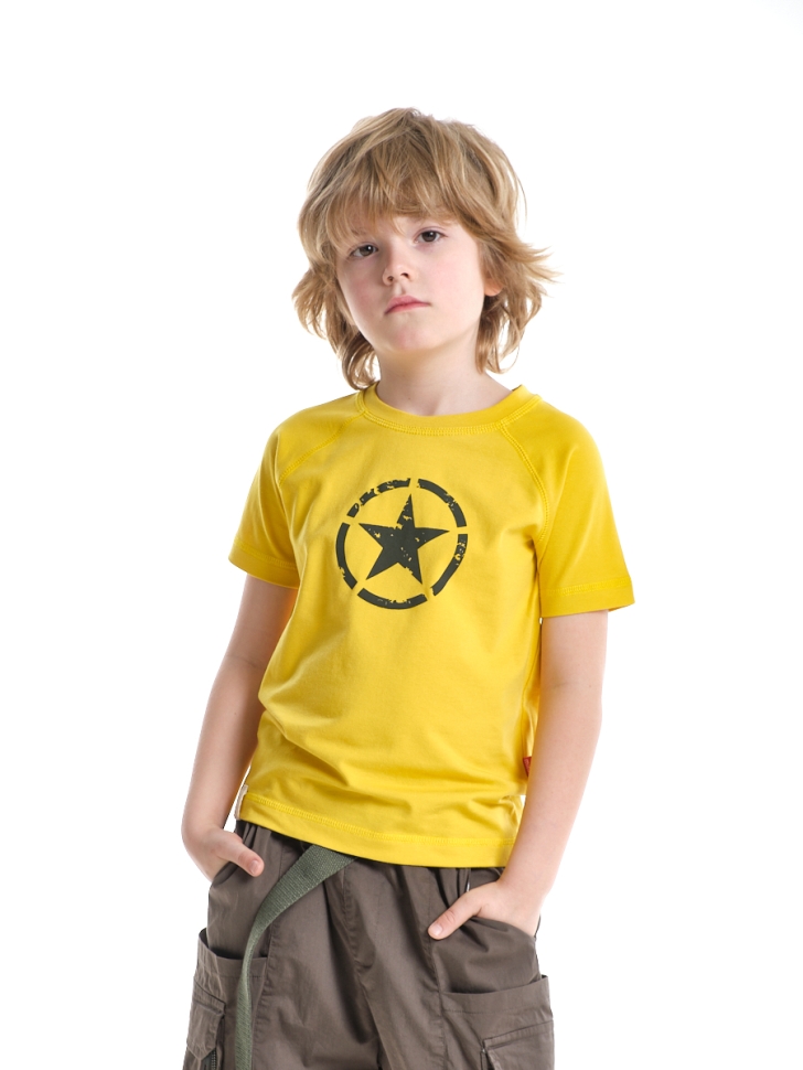 Футболка для мальчиков Mini Maxi, модель 7893, цвет горчичный - Футболки для мальчиков