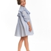 Платье для девочек Mini Maxi, модель 7007, цвет мультиколор/голубой