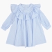 Платье для девочек Mini Maxi, модель 7007, цвет мультиколор/голубой