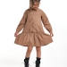 Платье для девочек Mini Maxi, модель 7967, цвет коричневый