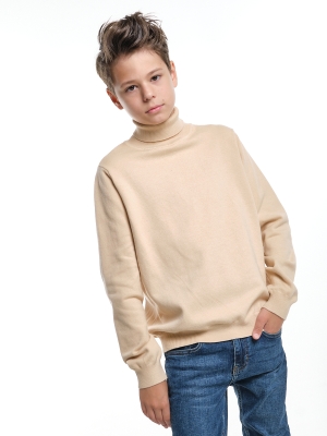 Водолазка для мальчиков Mini Maxi, модель 3312240, цвет бежевый