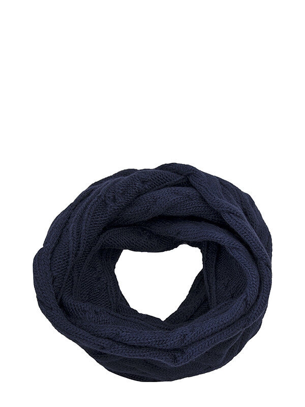 Шарф-снуд Метель, Mialt темно-синий, зима - Шарф-снуд