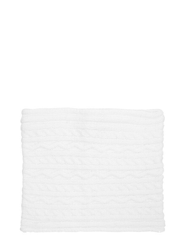 Шарф-труба Лилиан, Mialt ультрабелый, зима-весна-осень - Шарф-снуд