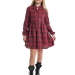 Платье для девочек Mini Maxi, модель 8077, цвет красный/клетка