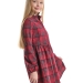 Платье для девочек Mini Maxi, модель 8077, цвет красный/клетка