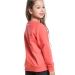 Свитшот для девочек Mini Maxi, модель 1547, цвет коралловый