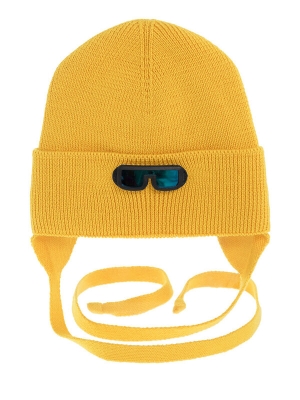 Шапка для мальчика Лёвушка, Миалт горчичный, весна-осень