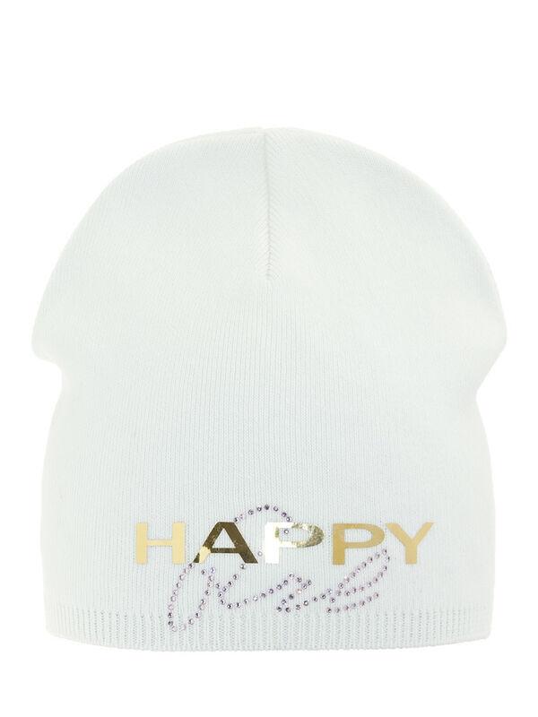 Шапка для девочки Зазеркалье, Миалт белый, весна-осень - Для девочек весна-осень