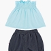 Комплект для девочек Mini Maxi, модель 0816/0817, цвет голубой