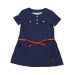 Платье для девочек Mini Maxi, модель 4760, цвет синий/белый