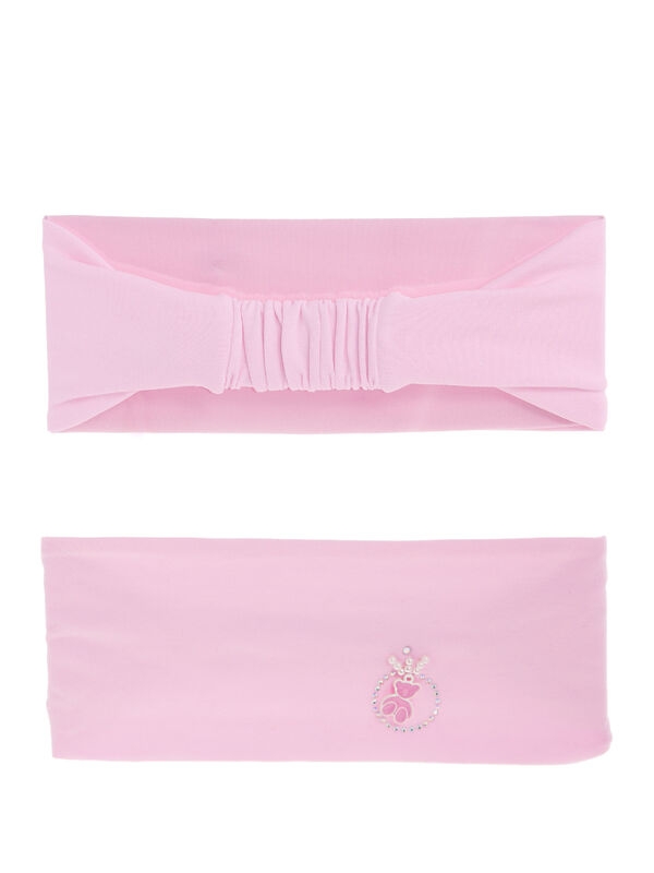 Повязка для девочки Милочка, Миалт светло-розовый, лето - Повязки на голову