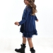 Платье для девочек Mini Maxi, модель 6806, цвет синий/синий/мультиколор