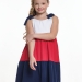 Платье для девочек Mini Maxi, модель 7595, цвет белый/красный