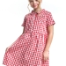 Платье для девочек Mini Maxi, модель 2684, цвет красный/клетка
