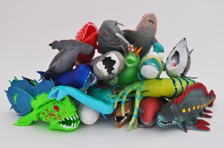 Коллекция Чудовища морских глубин, Big Animal World, игрушка Полная коллекц...