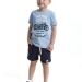 Футболка для мальчиков Mini Maxi, модель 3102, цвет голубой