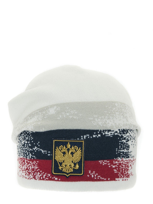 Шапка для мальчика Застава, Миалт молочный, весна-осень - Шапки весна-осень