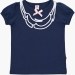 Футболка для девочек Mini Maxi, модель 0670, цвет синий