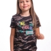 Футболка для девочек Mini Maxi, модель 4653, цвет камуфляж