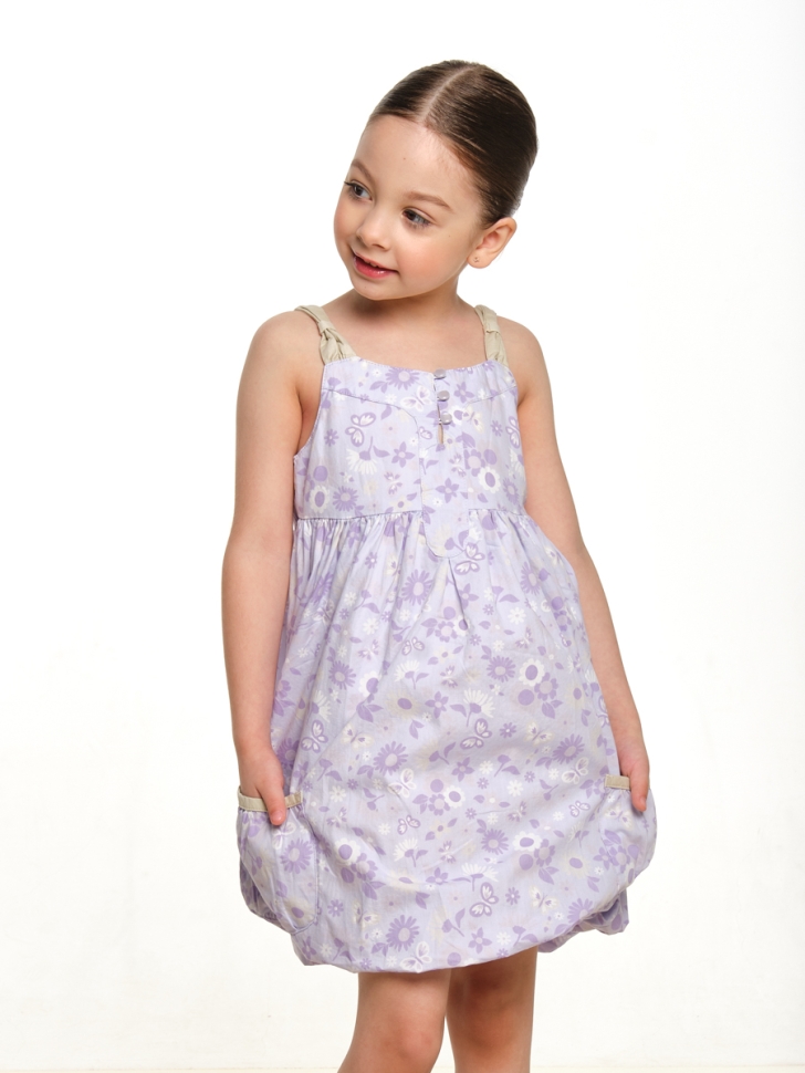Сарафан для девочек Mini Maxi, модель 2047, цвет сиреневый - Сарафаны для девочек