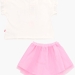 Комплект для девочек Mini Maxi, модель 3962/3963, цвет белый/розовый