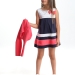 Платье для девочек Mini Maxi, модель 1740, цвет белый/коралловый