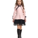 Платье для девочек Mini Maxi, модель 7312, цвет розовый/черный/меланж