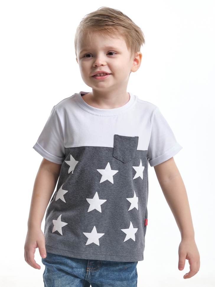 Футболка для мальчиков Mini Maxi, модель 4226, цвет графит - Футболки для мальчиков