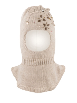 Шлем для девочки Джоанна-1, Миалт бежевый, зима