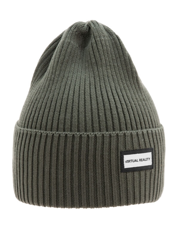 Шапка для мальчика Виртуал, Миалт серый/хаки, весна-осень - Шапки весна-осень